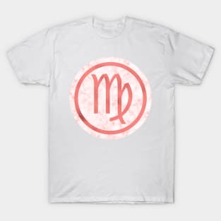 Living Coral Marble Zodiac - Virgo T-Shirt